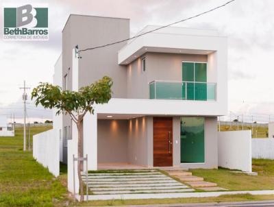 Casa em Condomínio para Venda, em Camaçari, bairro Abrantes, 4 dormitórios, 2 banheiros, 4 suítes, 4 vagas